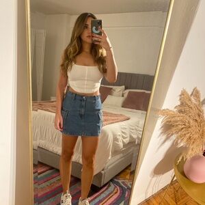 Abercrombie & Fitch Cargo Mini Skirt